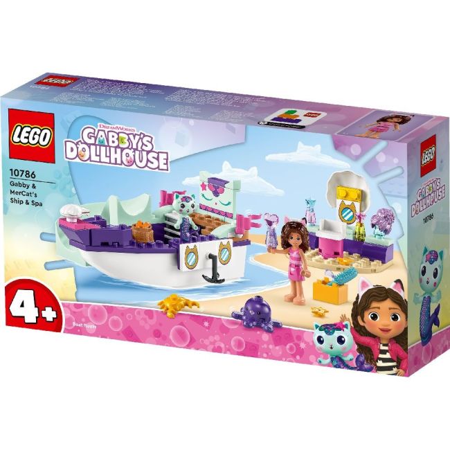 LEGO GABBYS DOLLHOUSE BARCA CU SPA A LUI GABBY SI A PISIRENEI 10786 VIVLEGO10786