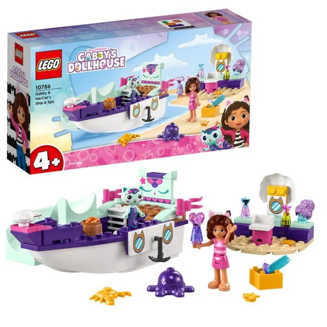 LEGO GABBYS DOLLHOUSE BARCA CU SPA A LUI GABBY SI A PISIRENEI 10786 VIVLEGO10786