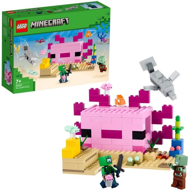 LEGO MINECRAFT CASA AXOLOTL 21247 VIVLEGO21247