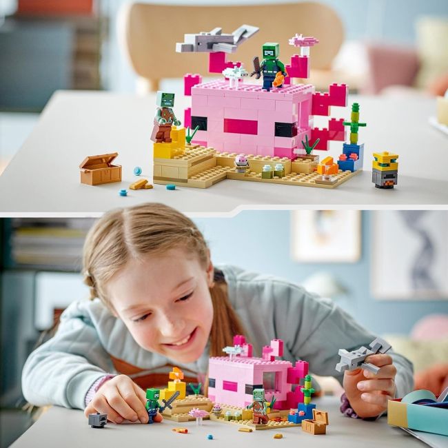 LEGO MINECRAFT CASA AXOLOTL 21247 VIVLEGO21247