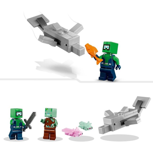 LEGO MINECRAFT CASA AXOLOTL 21247 VIVLEGO21247