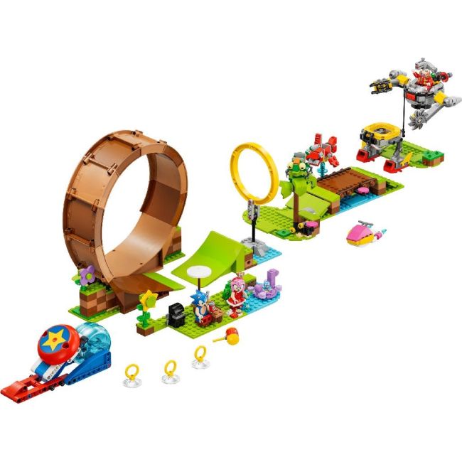 LEGO SONIC PROVOCAREA CU BUCLA A LUI SONIC DIN ZONA GREEN HILL 76994 VIVLEGO76994