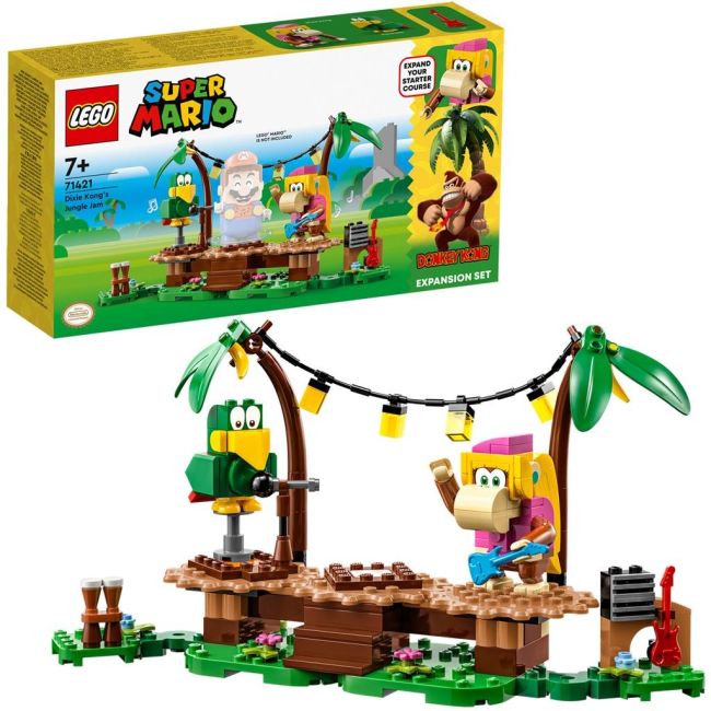 LEGO SUPER MARIO SET DE EXTINDERE CONCERTUL LUI DIXIE KONG IN JUNGLA 71421 VIVLEGO71421