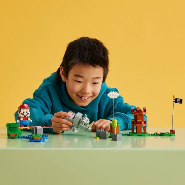 LEGO SUPER MARIO SET DE EXTINDERE RINOCERUL RAMBI 71420 VIVLEGO71420