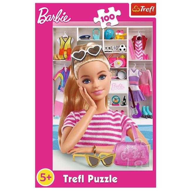 PUZZLE TREFL 100 BARBIE SA O CUNOASTEM PE BARBIE VIV16458