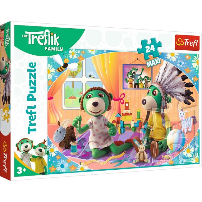 PUZZLE TREFL 24 MAXI TREFLIK FAMILIA FERICITA VIV14319