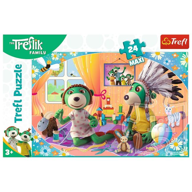 PUZZLE TREFL 24 MAXI TREFLIK FAMILIA FERICITA VIV14319