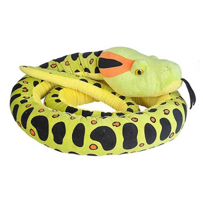 Sarpe anaconda verde - jucarie plus wild republic 137 cm wr20727