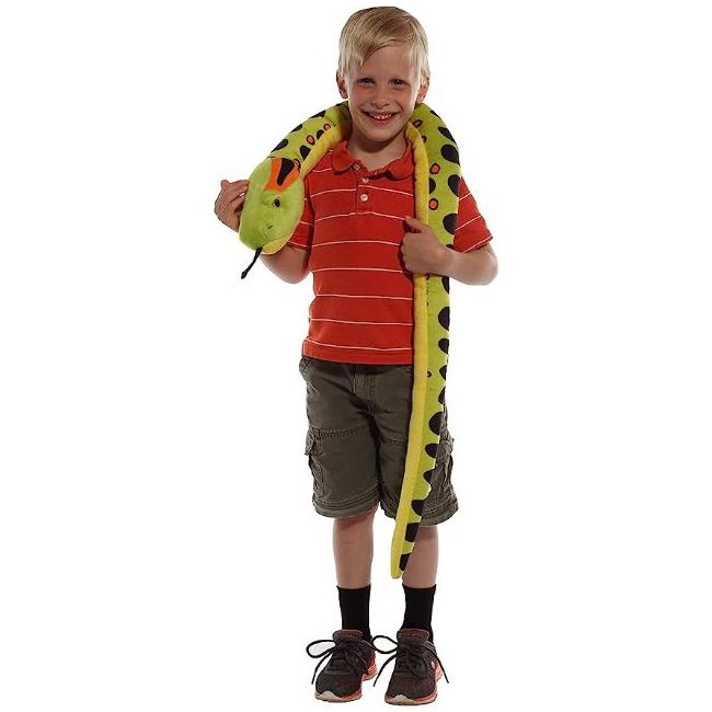 Sarpe anaconda verde - jucarie plus wild republic 137 cm wr20727