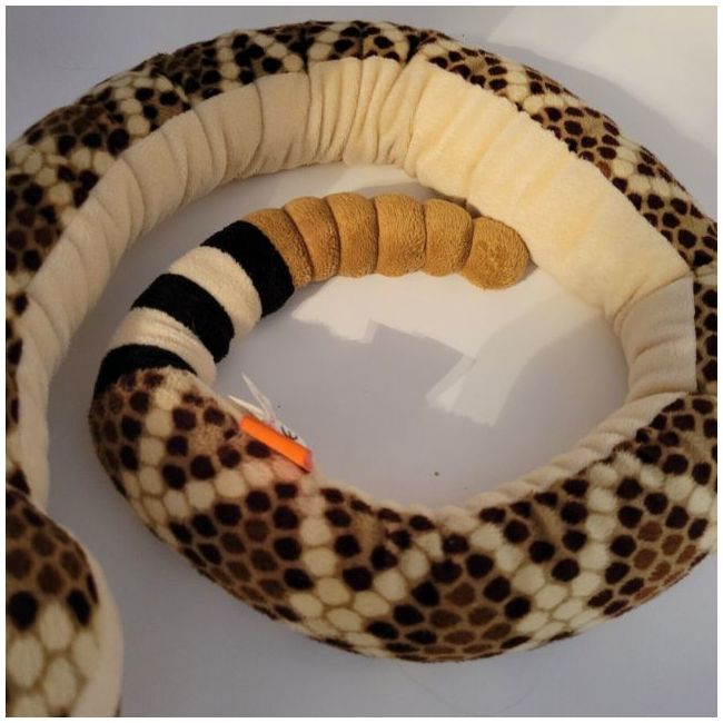 Sarpe western diamondback - jucarie plus wild republic 141 cm wr16754