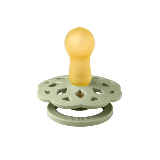 Bibs - suzeta boheme latex, tetina rotunda, 6 luni +-sage bbb220250c