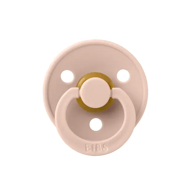Bibs - suzeta colour latex, tetina anatomica, 0 luni +-blush bbb111244c