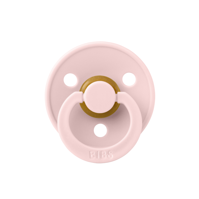 Bibs - suzeta colour latex, tetina rotunda, 0 luni +-blossom bbb100277c