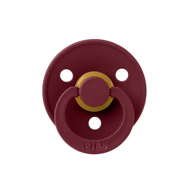 Bibs - suzeta colour latex, tetina rotunda, 6 luni +-elderberry bbb200281c