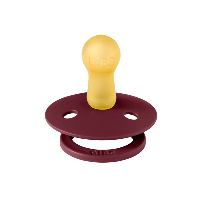 Bibs - suzeta colour latex, tetina rotunda, 6 luni +-elderberry bbb200281c