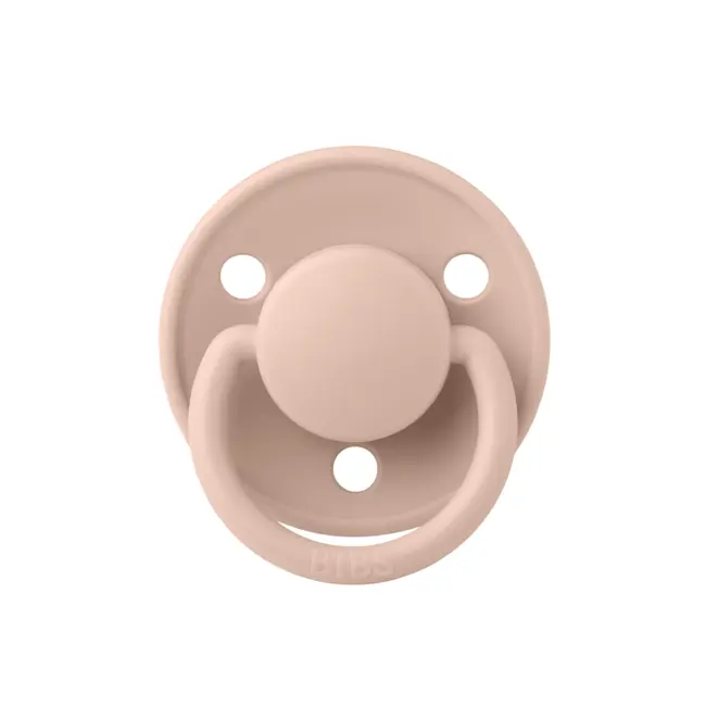 Bibs - suzeta de lux silicon, tetina rotunda, marime universala (0-3 ani)-blush bbb1010244c
