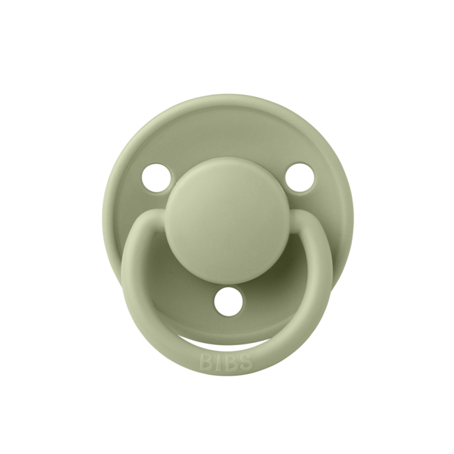 Bibs - suzeta de lux silicon, tetina rotunda, marime universala (0-3 ani)-sage bbb1010250c