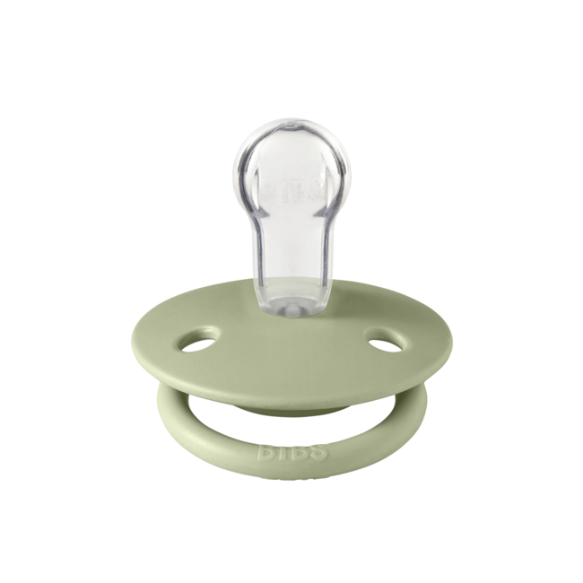Bibs - suzeta de lux silicon, tetina rotunda, marime universala (0-3 ani)-sage bbb1010250c