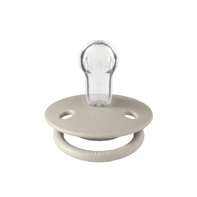 Bibs - suzeta de lux silicon, tetina rotunda, marime universala (0-3 ani)-sand bbb1010214c