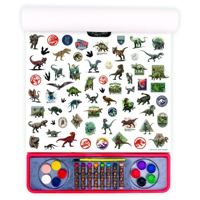 JURASSIC WORLD SET PENTRU DESEN GIGA BLOCK 4 IN 1 VIV1023-62745