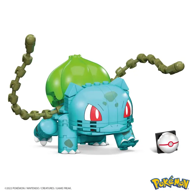 POKEMON MEGA CONSTRUX SET DE CONSTRUCTIE BULBASAUR VIVMTGKY95_GVK83