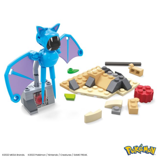POKEMON MEGA SET DE CONSTRUCTIE ZBORUL DE NOAPTE AL ZUBAT VIVMTHDL75_HKT19