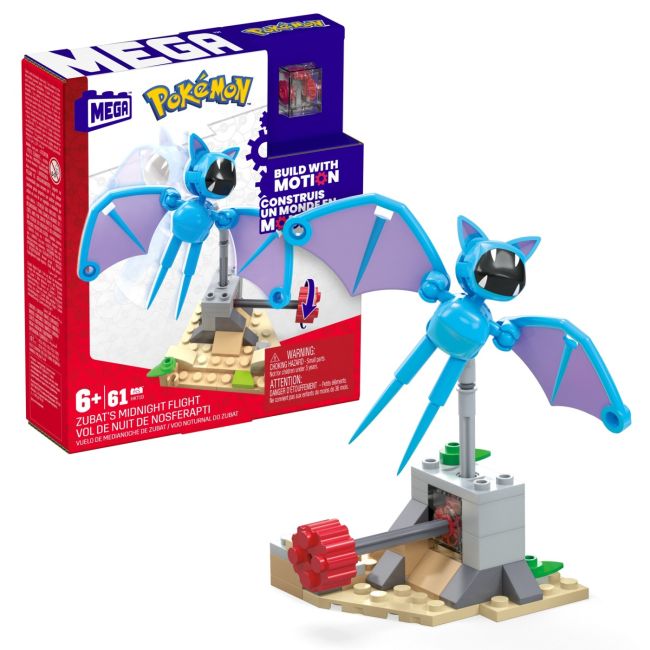POKEMON MEGA SET DE CONSTRUCTIE ZBORUL DE NOAPTE AL ZUBAT VIVMTHDL75_HKT19