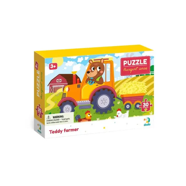 Puzzle - ursuletul la ferma (30 piese)