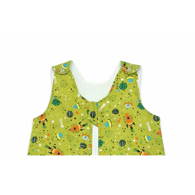 Sac de dormit copii, Cosmos Map, din bumbac, 130 cm, 0.5 tog - Vara KDEV13005CMAP