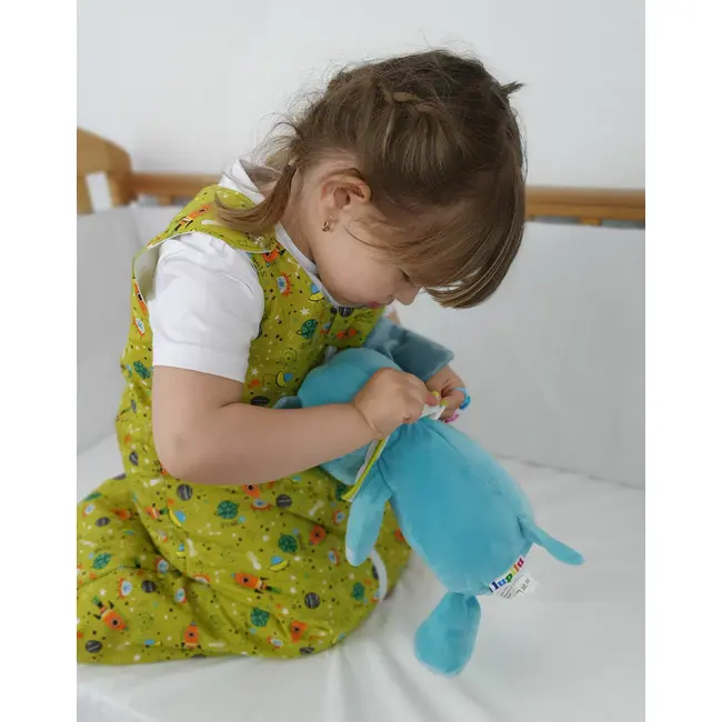 Sac de dormit copii, Cosmos Map, din bumbac, 85 cm, 2.5 tog - Iarna KDET8525CMAP