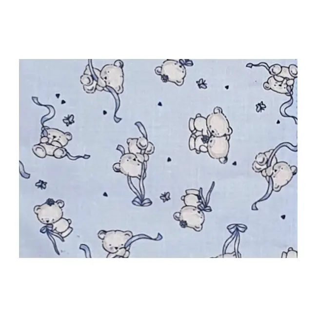 Sac de dormit copii, Loving Bear Blue, din bumbac, 85 cm, 0.5 tog - Vara KDEV8505LBB