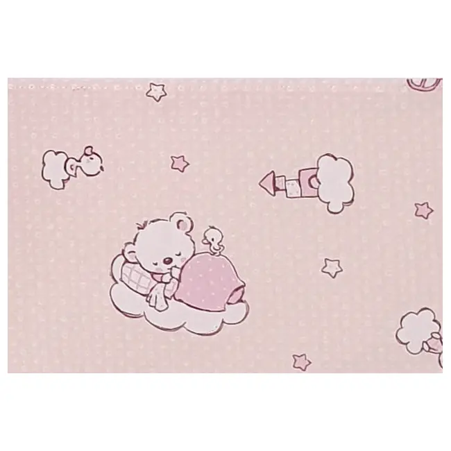 Sac de dormit copii, Ursuletul Martinica roz, din bumbac, 85 cm, 1 tog - Toamna KDEP851UMR