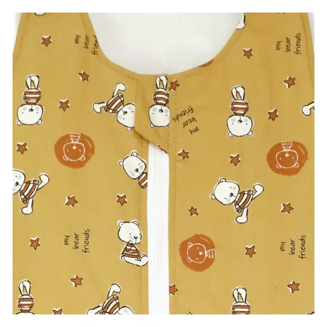 Sac de dormit copii, My Bear, din bumbac, 110 cm, 0.8 tog - Primavara KDEPR11008MYBR