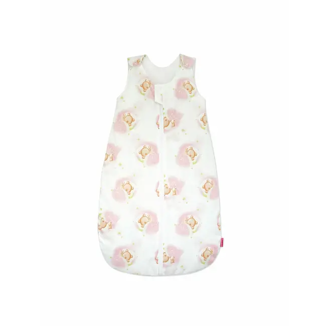 Sac de dormit copii, Pink Bear's Dream, din bumbac, 130 cm, 2.5 tog - Iarna KDET13025PBD