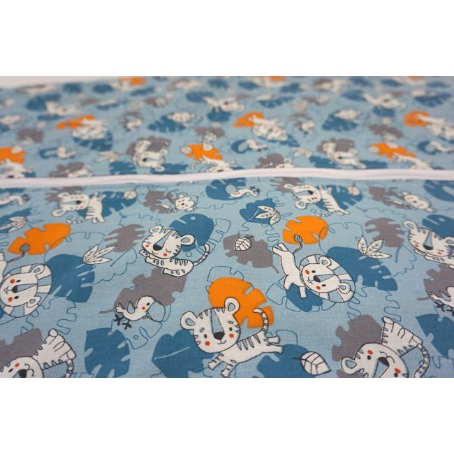 Sac de dormit copii, Tiger Jungle, din bumbac, 130 cm, 2.5 tog - Iarna KDEI13025TIGJ