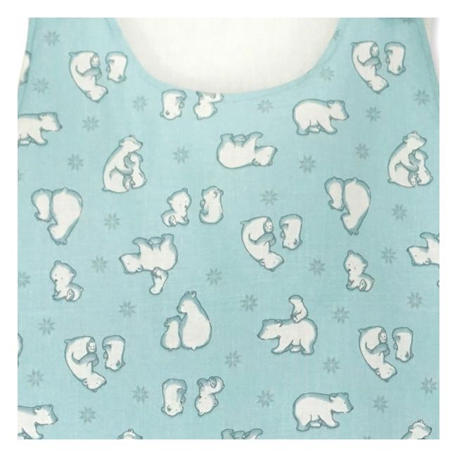 Sac de dormit copii, Ursi Polari, din bumbac, 60 cm, 0.8 tog - Primavara KDEPR6008URSP