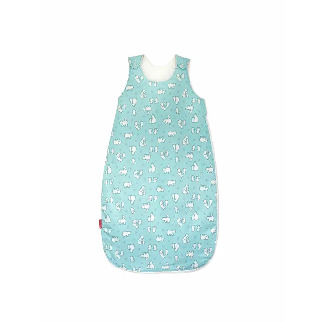 Sac de dormit copii, Ursi Polari, din bumbac, 85 cm, 0.5 tog - Vara KDEV8505URSP