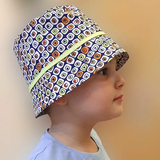 Palarie colorata de vara, din bumbac, 52 cm (3-4 ani) KDEPAL0852