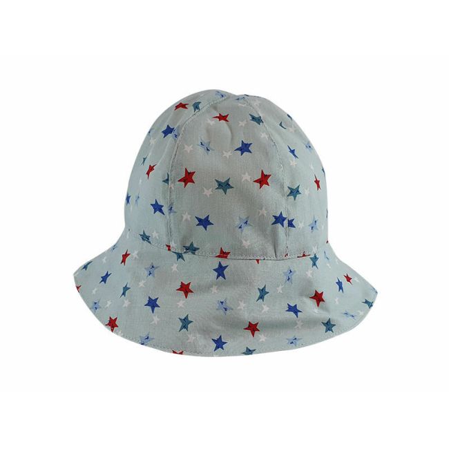 Palarie cu stelute de vara pentru baieti, din bumbac, 50 cm (1-3 ani) KDEPAL0250