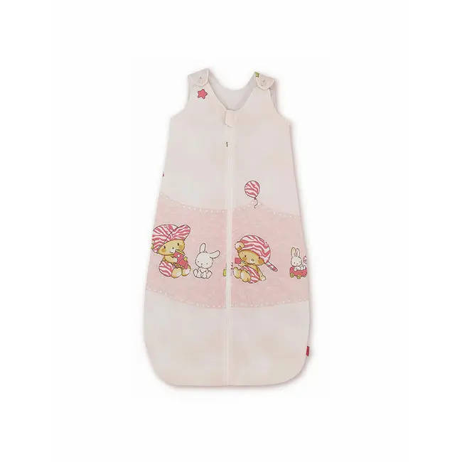 Sac de dormit copii, Hai la joaca roz, din bumbac, 60 cm, 2.5 tog - Iarna KDEI6025HLJR
