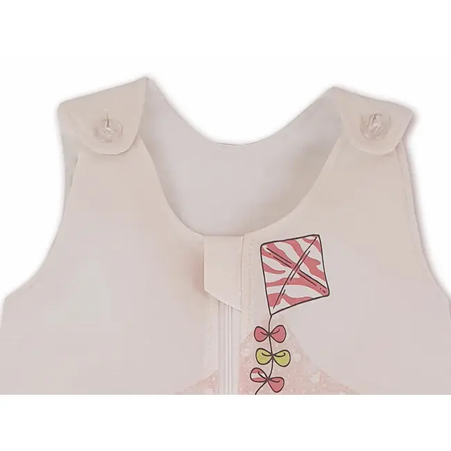 Sac de dormit copii, Hai la joaca roz, din bumbac, 60 cm, 2.5 tog - Iarna KDEI6025HLJR