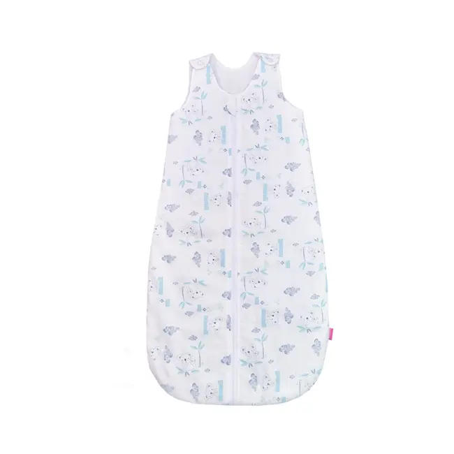 Sac de dormit copii, Somnorosul koala albastru, din bumbac, 140 cm, 1 tog - Toamna KDET1401KAB