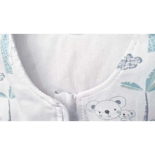 Sac de dormit copii, Somnorosul koala albastru, din bumbac, 60 cm, 1 tog - Toamna KDET601KAB