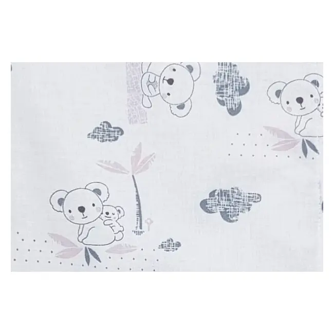 Sac de dormit copii, Somnorosul koala roz, din bumbac, 70 cm, 0.5 tog - Vara KDEV7005KR