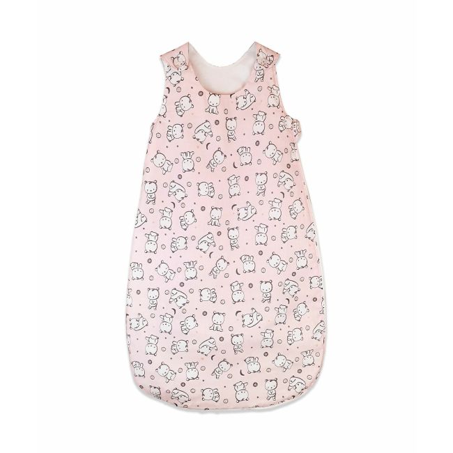 Sac de dormit copii, Baby Bear roz, din bumbac, 130 cm, 0.5 tog - Vara KDEV13005BBR