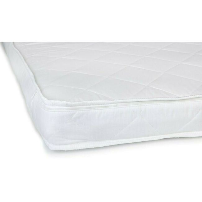 Saltea pentru patut YappyLatex din cocos si latex, YappyKids, 140x70x8 cm, Alb BYNMAT_LTX_140