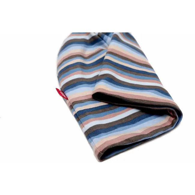 Caciula Blue Stripes, in strat dublu, 35-39 cm KDECD36BLSTR