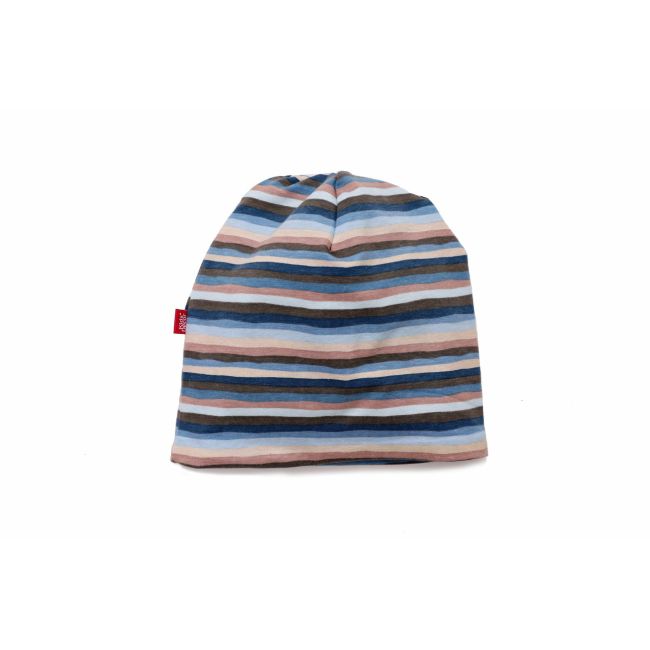 Caciula Blue Stripes, in strat dublu, 48-50 cm KDECD35BLSTR