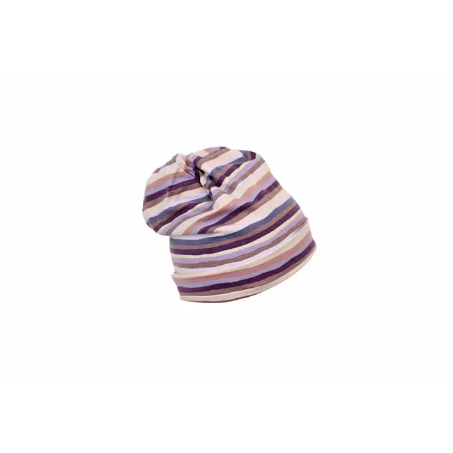 Caciula Violet Stripes, cu bordura, in strat dublu, 41-45 cm KDECDB618VSTR
