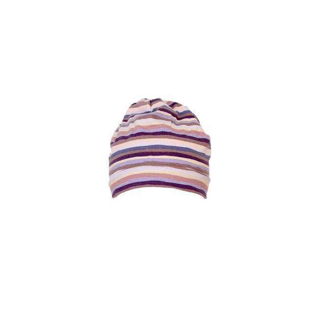 Caciula Violet Stripes, cu bordura, in strat dublu, 41-45 cm KDECDB618VSTR